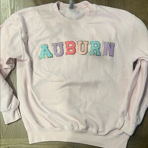 Gildan Women's Pastel Pink Crew Neck Sweater